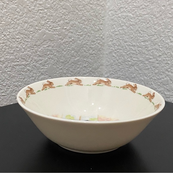 Vintage 1936 ROYAL DOULTON England “Bunnykins” English Fine Bone China 4pc Set - Picture 12 of 16